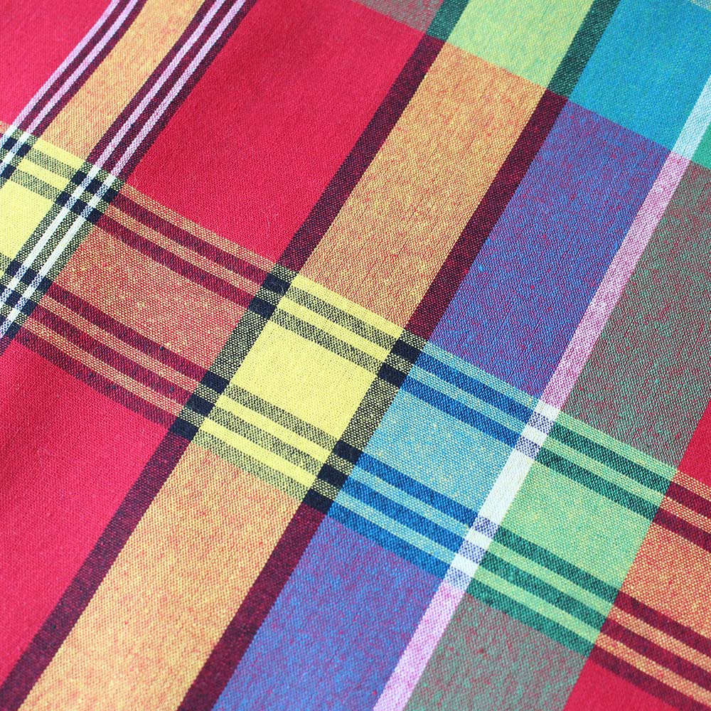 Image of Madras fabric