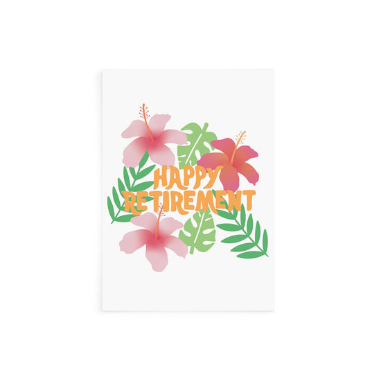 Happy Retirement Flowers Card