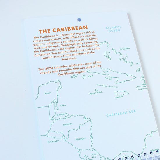 Caribbean Wall Calendar 2024