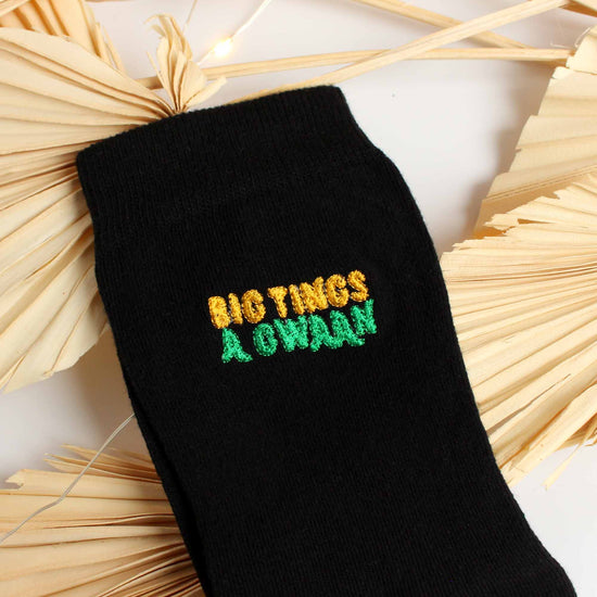 Big Tings A Gwaan Socks