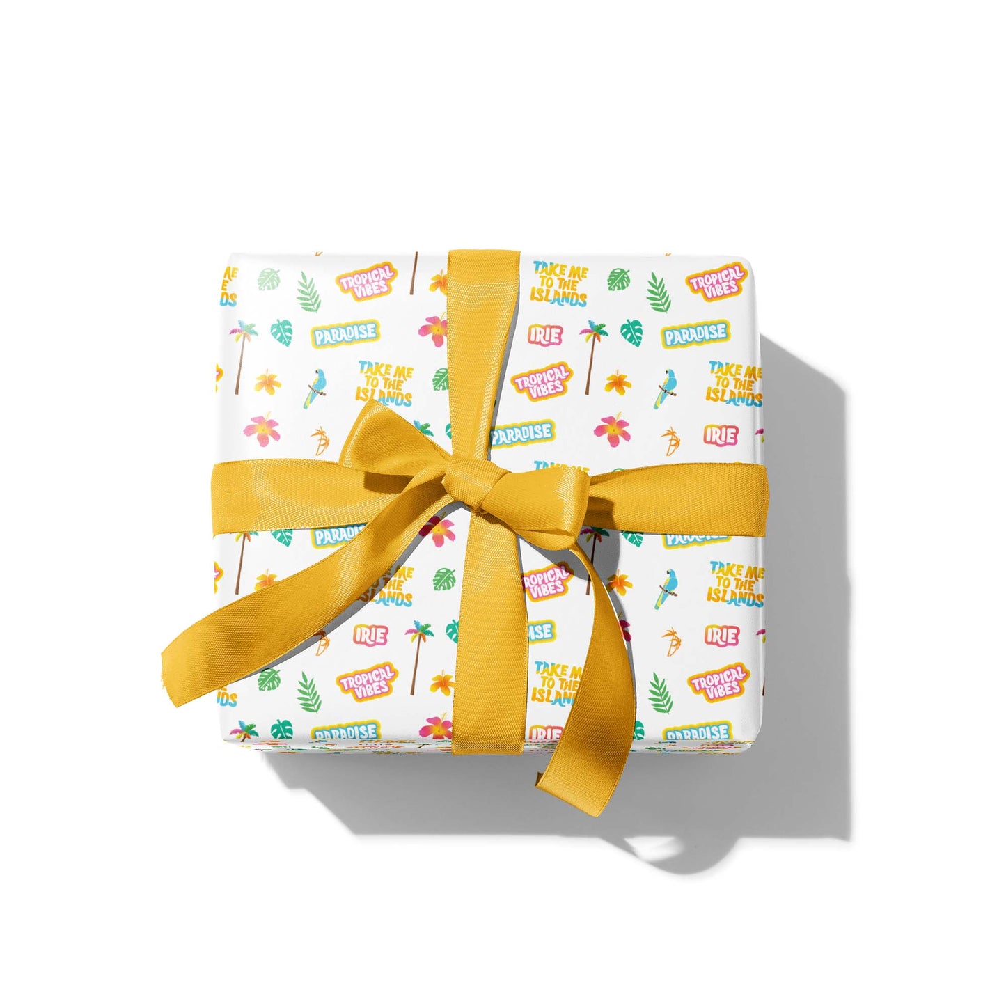 Paradise Stickers Wrapping Paper