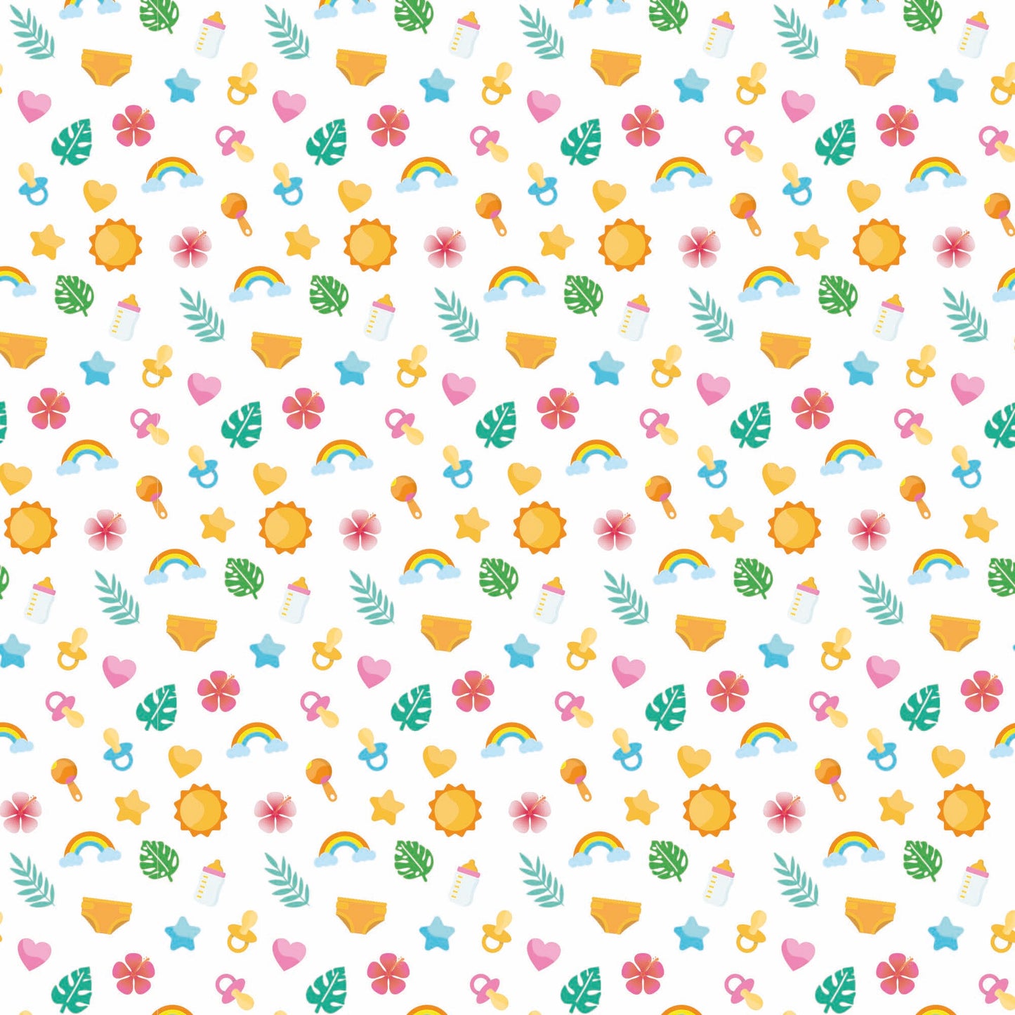 Tropical Baby Wrapping Paper
