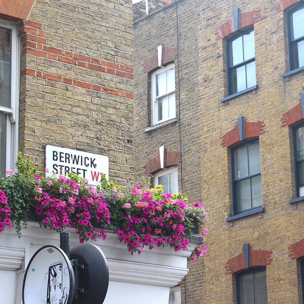 Fabric and Haberdashery shops in London Berwick Street