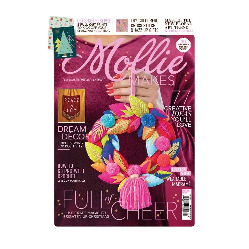 Mollie Makes Magazine October Issue Cover