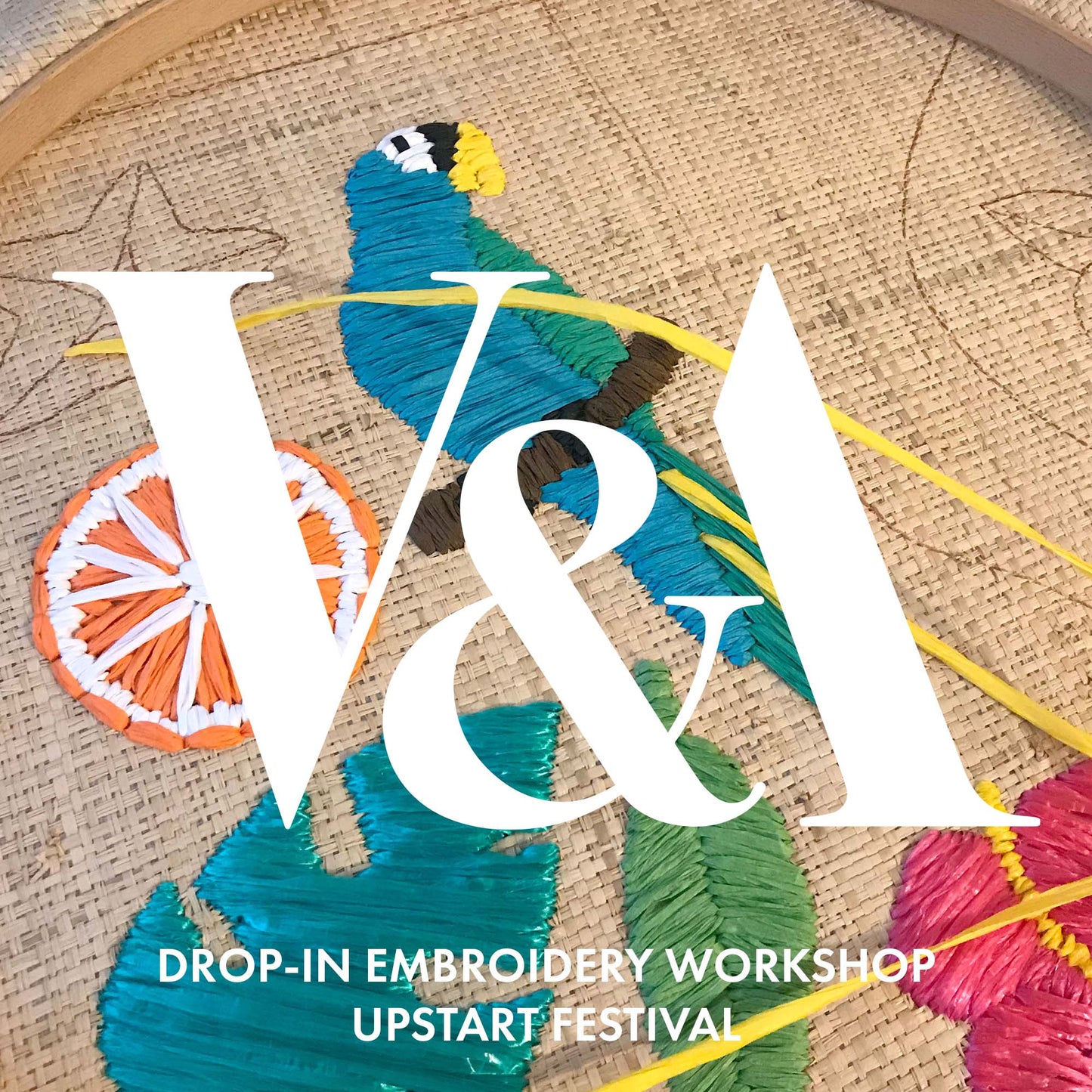 Raffia Embroidery at V&A Upstart Festival – Tihara Smith