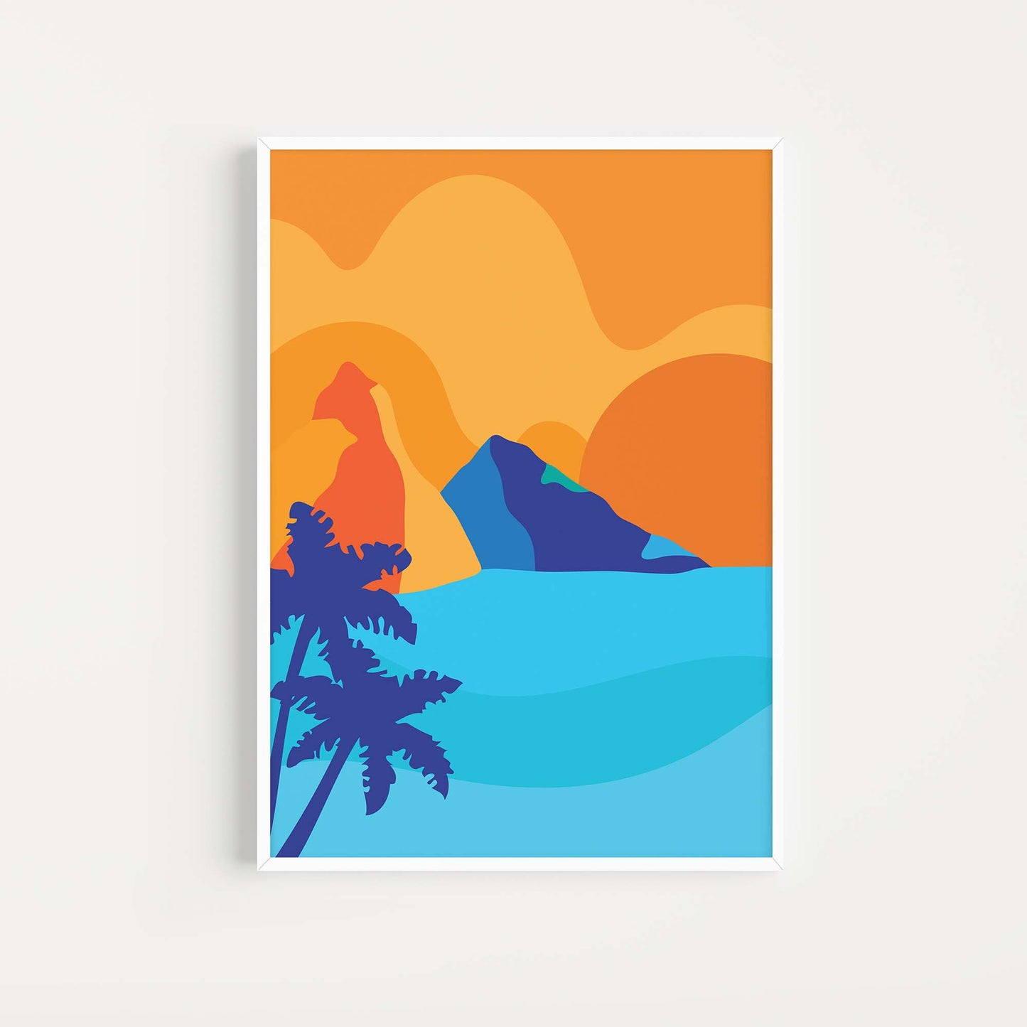 Art Print - St Lucia Pitons