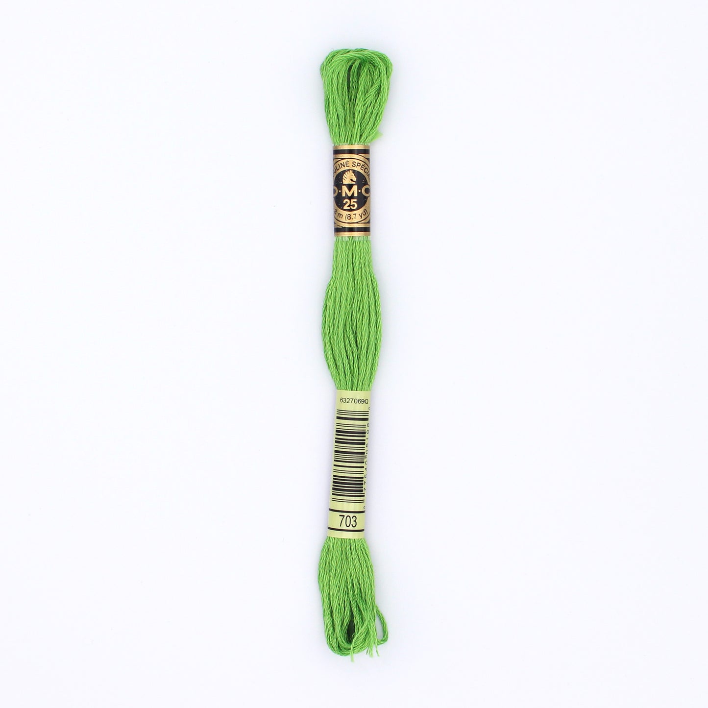 Green embroidery thread