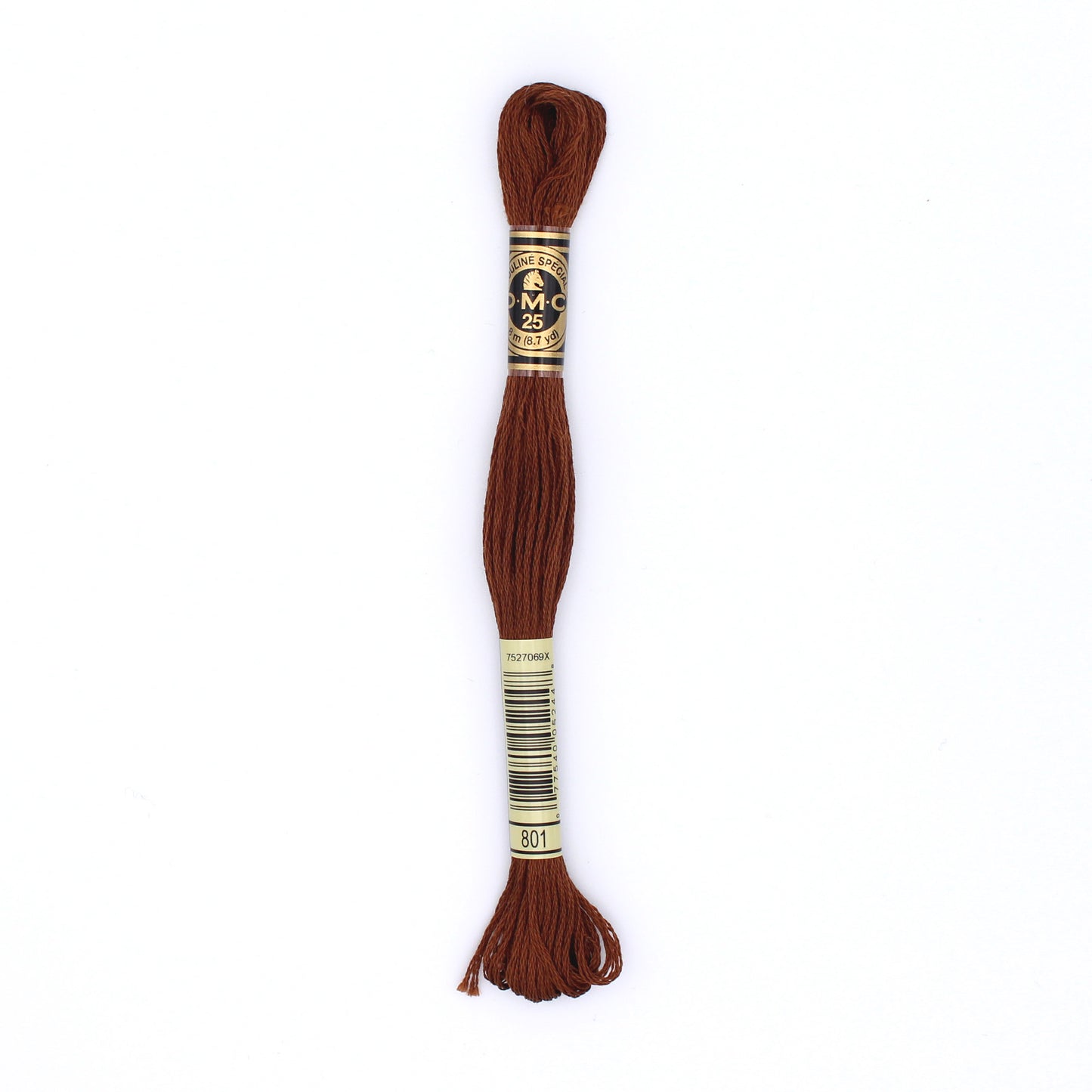 Brown embroidery thread