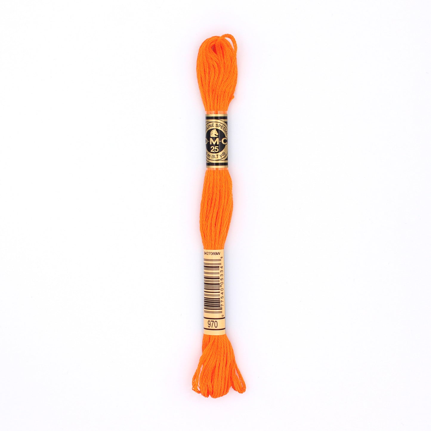 Orange embroidery thread
