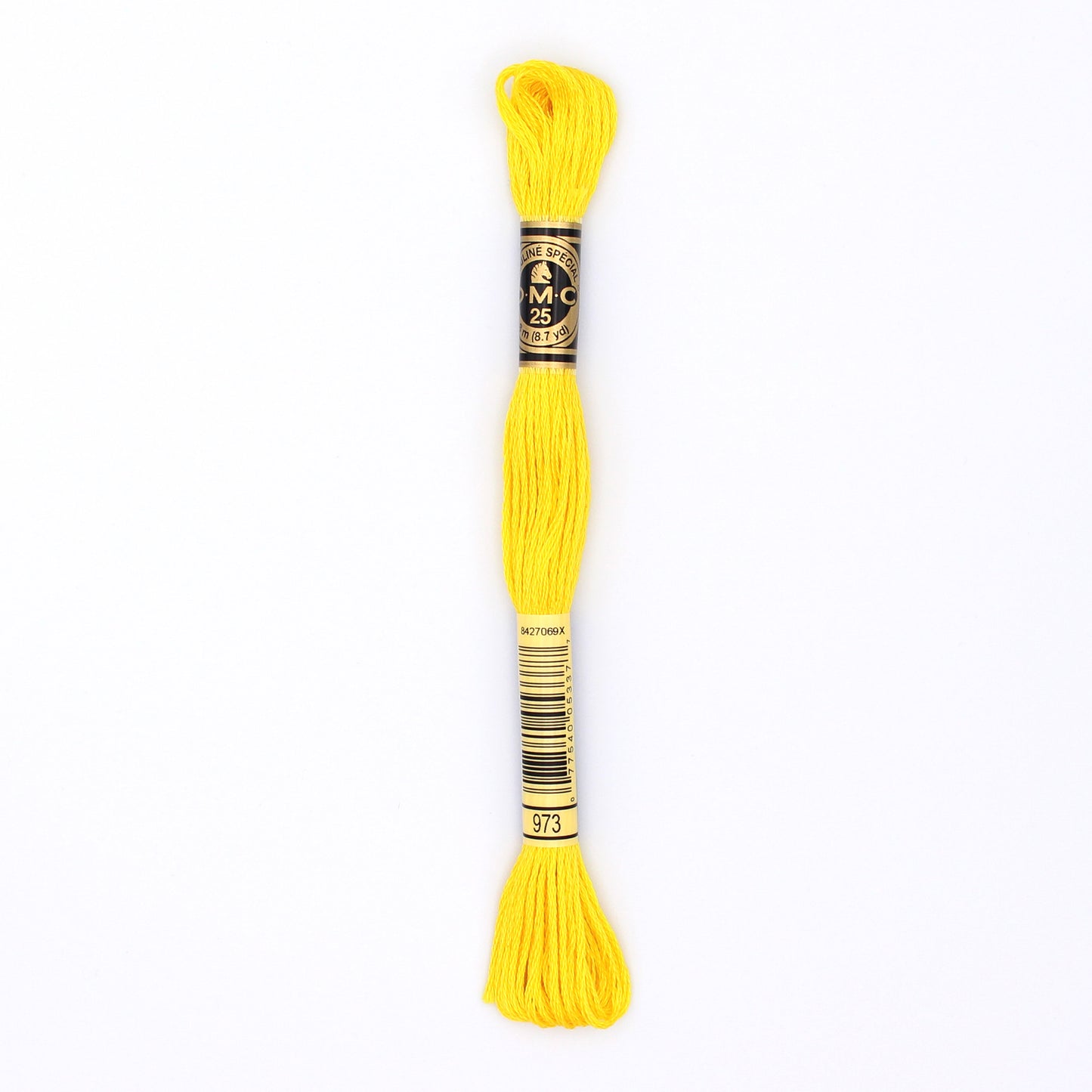 Yellow embroidery thread 
