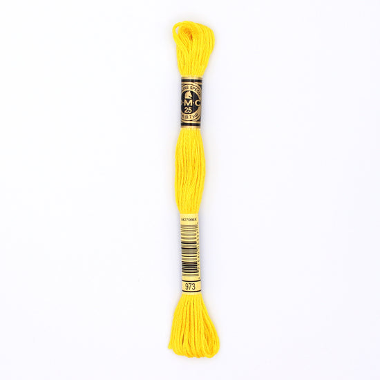 Yellow embroidery thread 