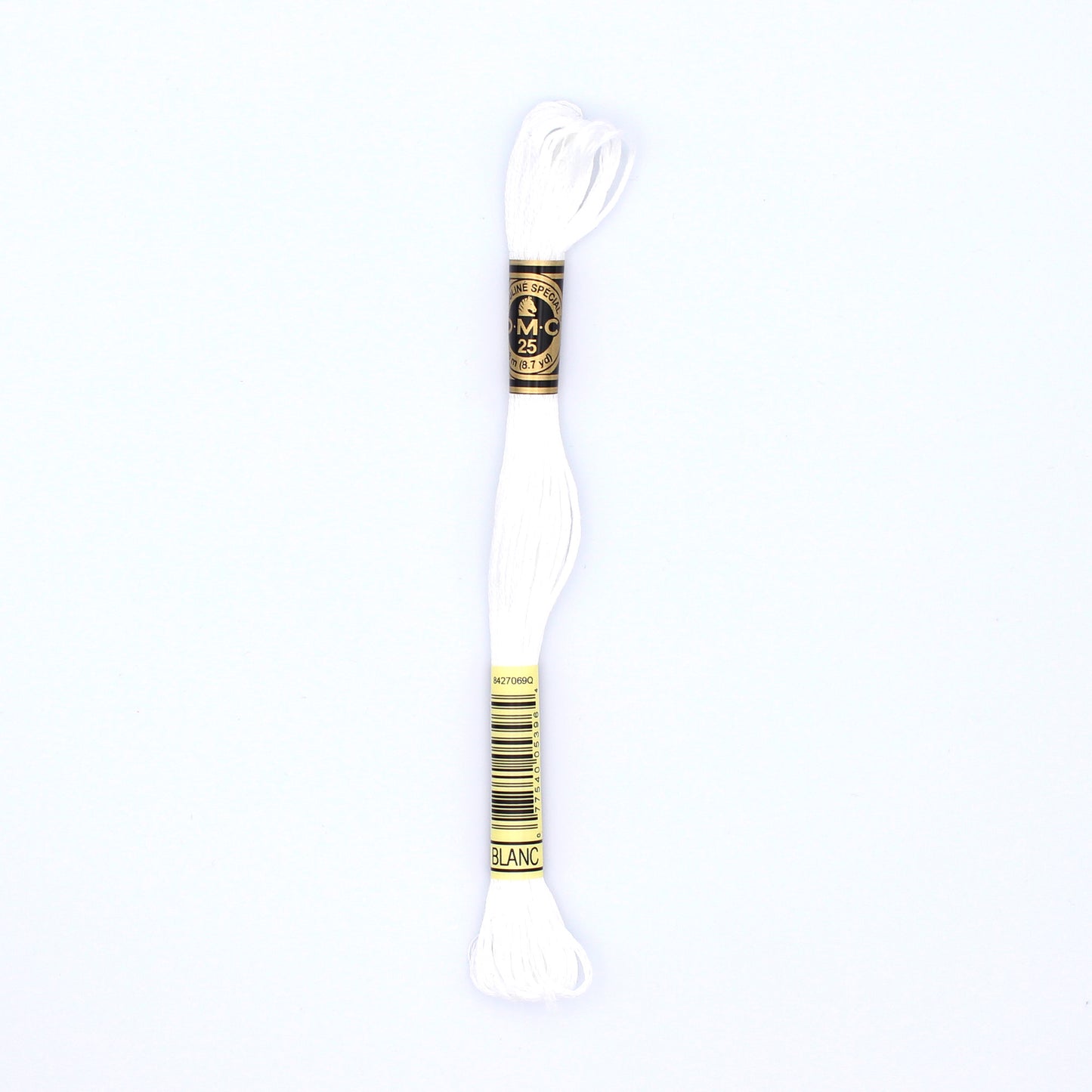 White embroidery thread