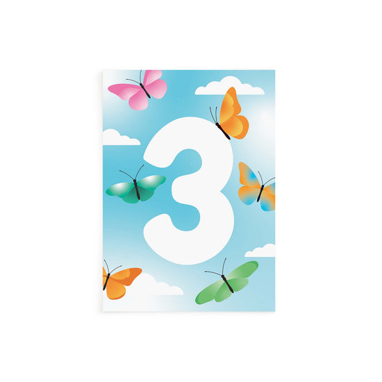 Butterflies Three Card