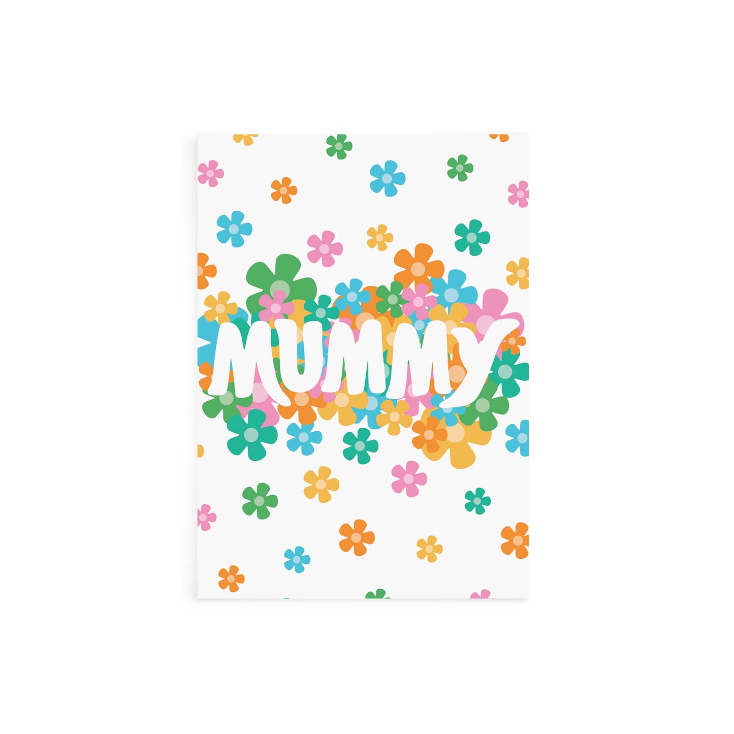 Mummy Flowers Card