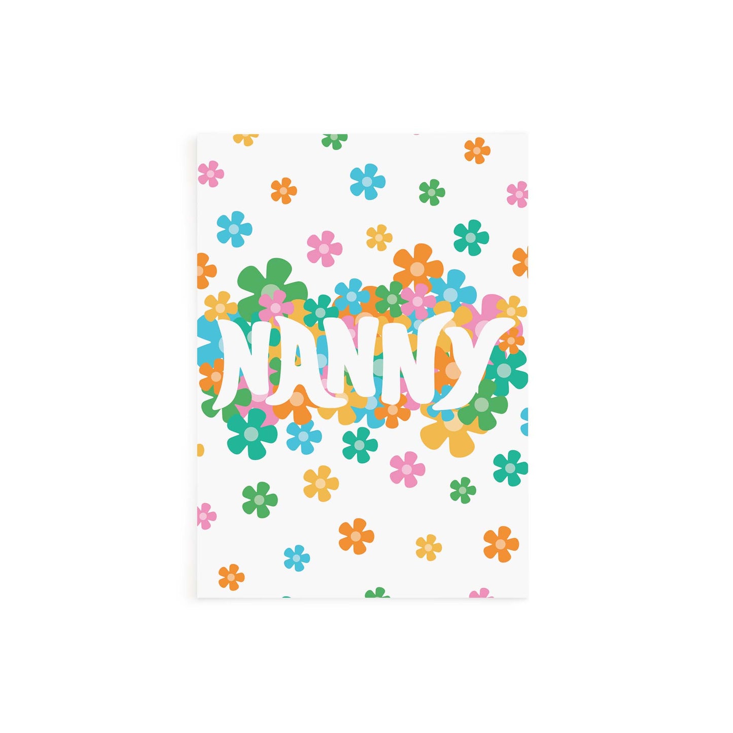 Nanny Flowers Card
