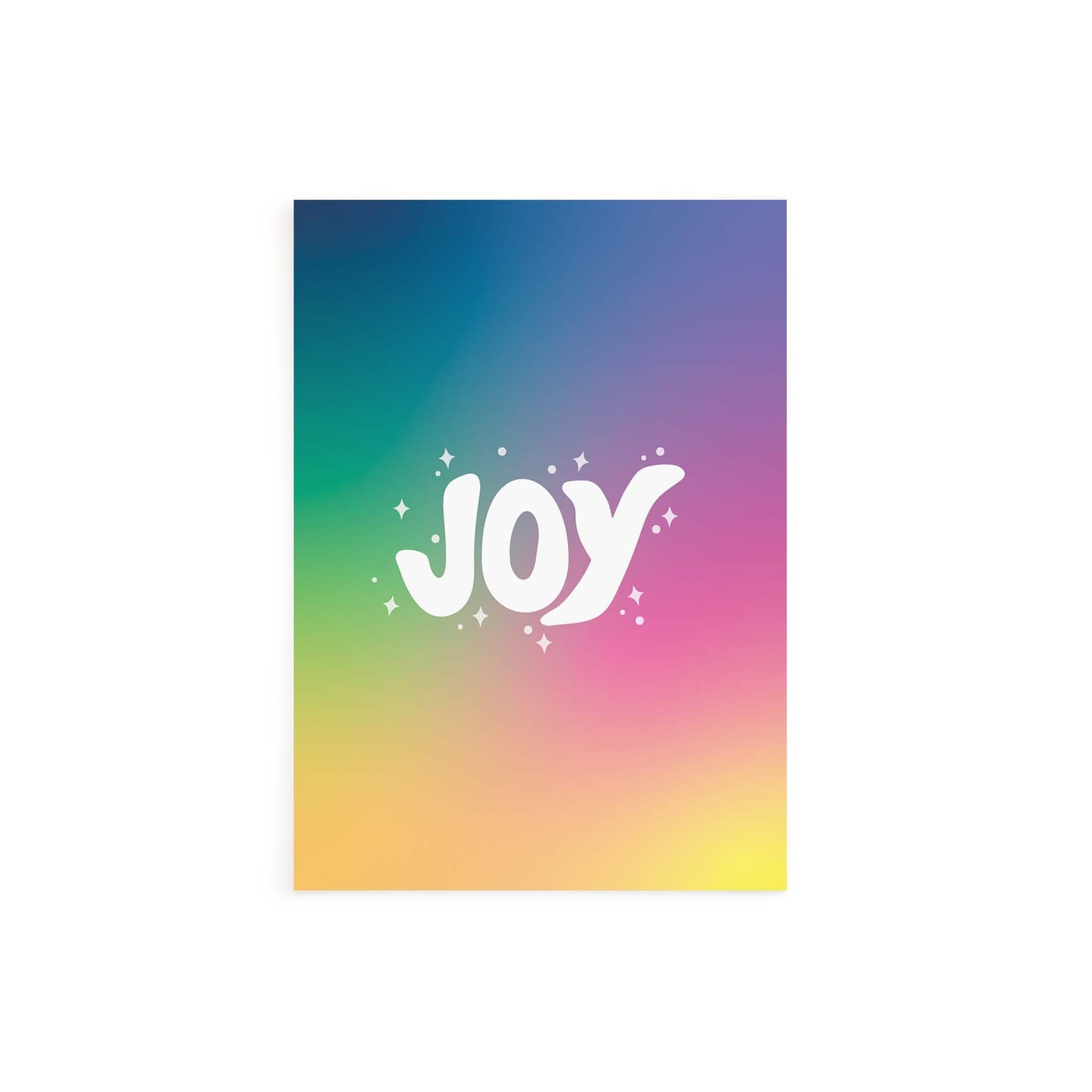 Christmas Gradient Joy Card