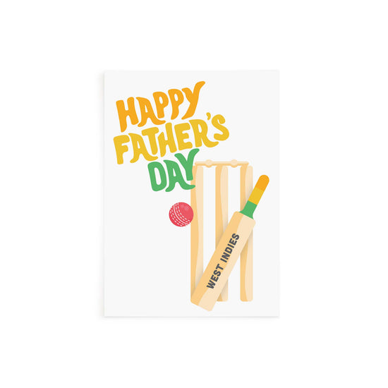 Father's Day Cricket West Indies Card