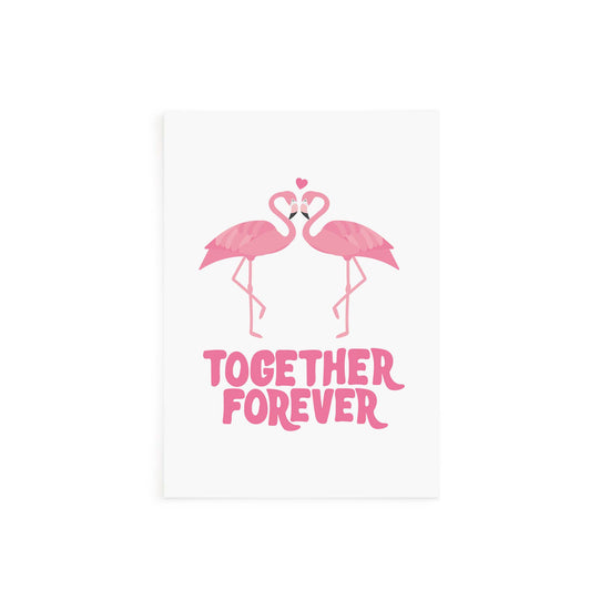 Flamingo Together Forever Card