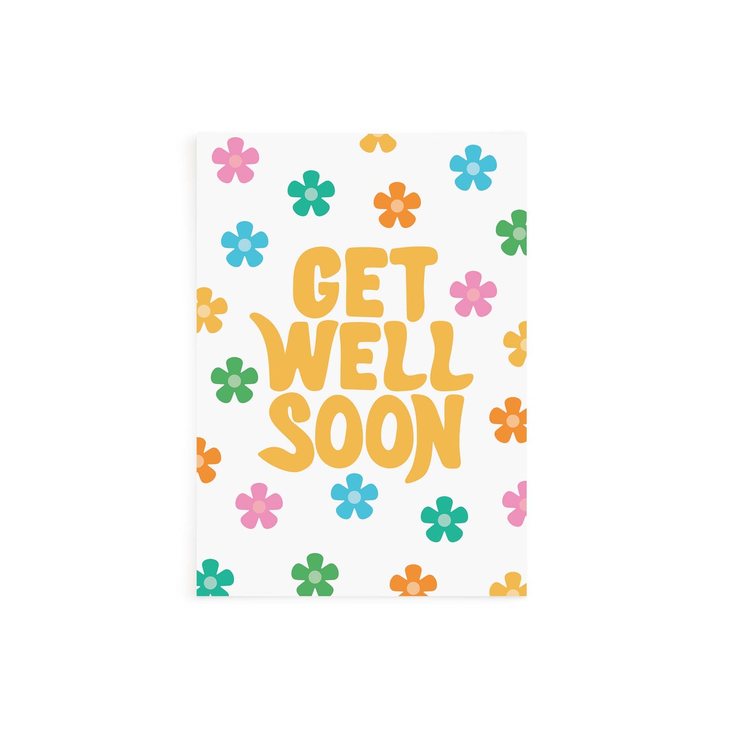 Get Well Soon Flowers Card