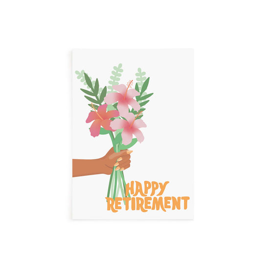 Happy Retirement Bouquet Card