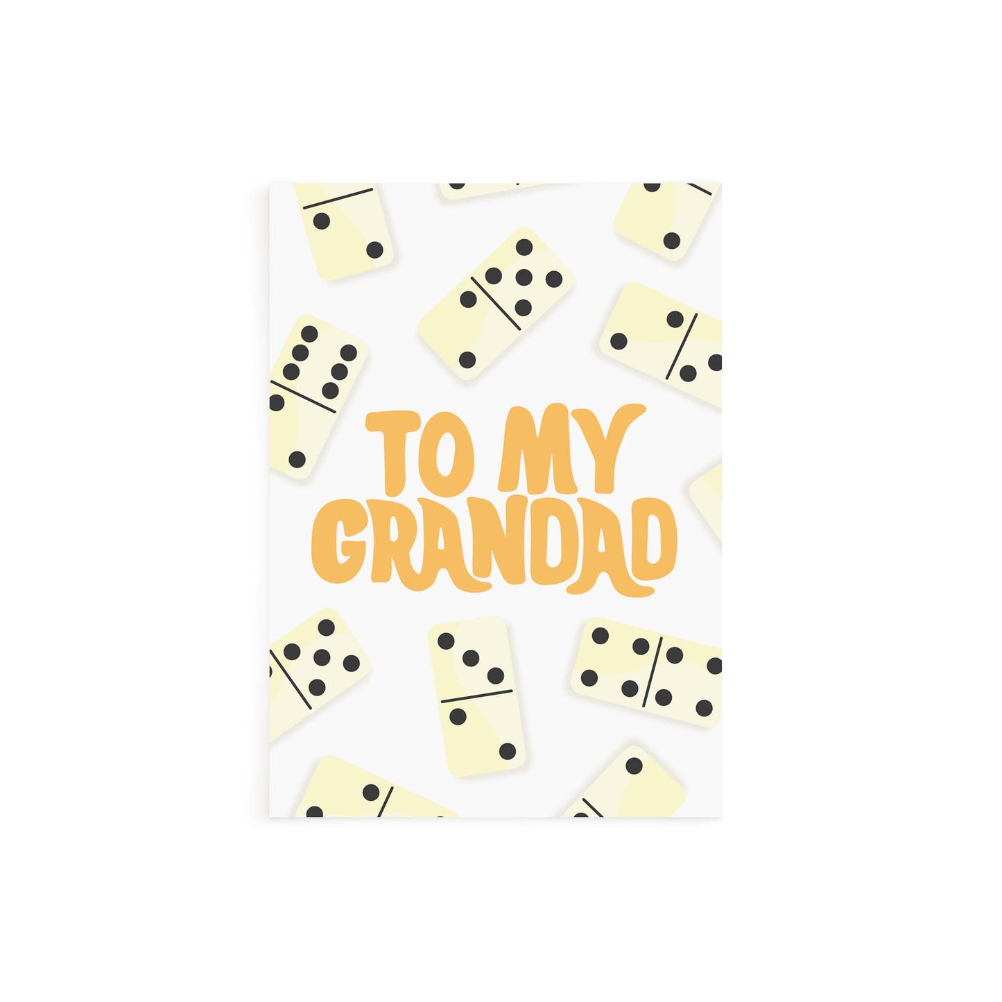 To My Grandad Dominoes Card