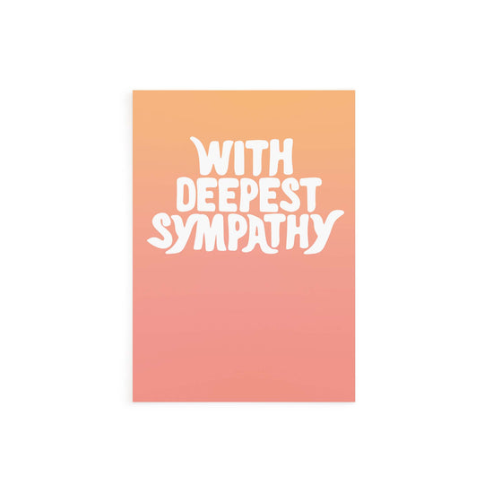 With Deepest Sympathy Card