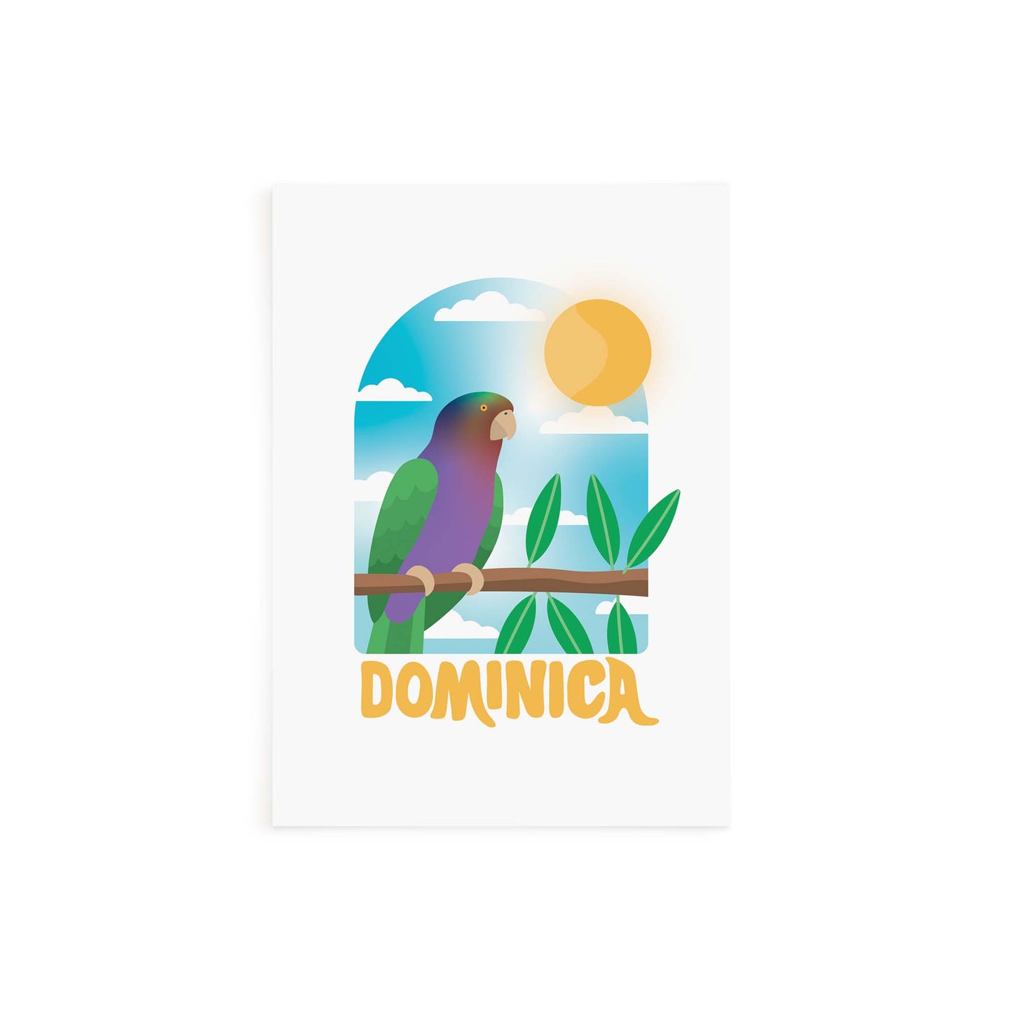 Window into Dominica Card