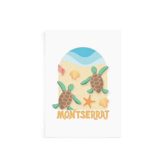 Window into Montserrat Card
