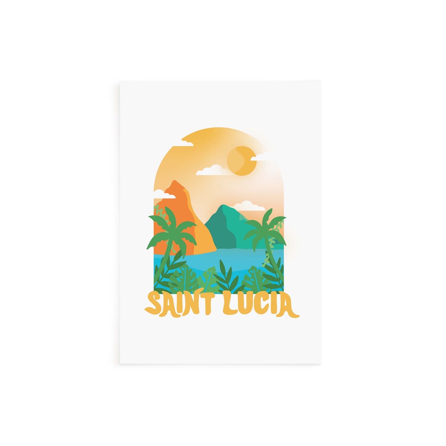Window into St Lucia Card