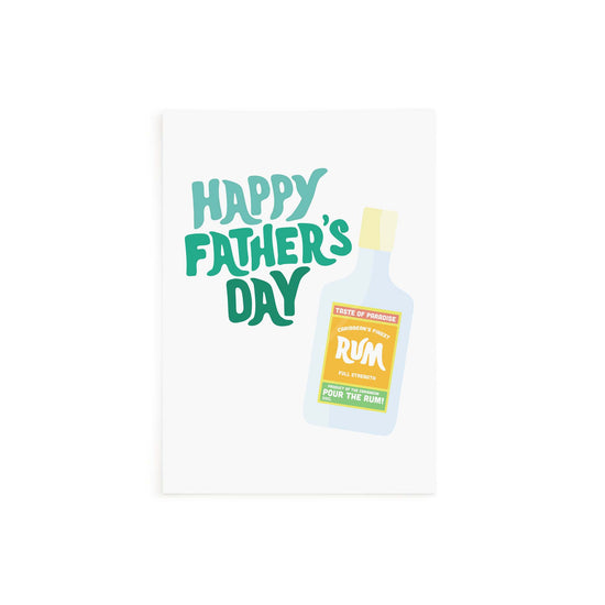 Father's Day Rum Card