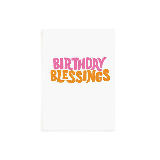 Birthday Blessings Card