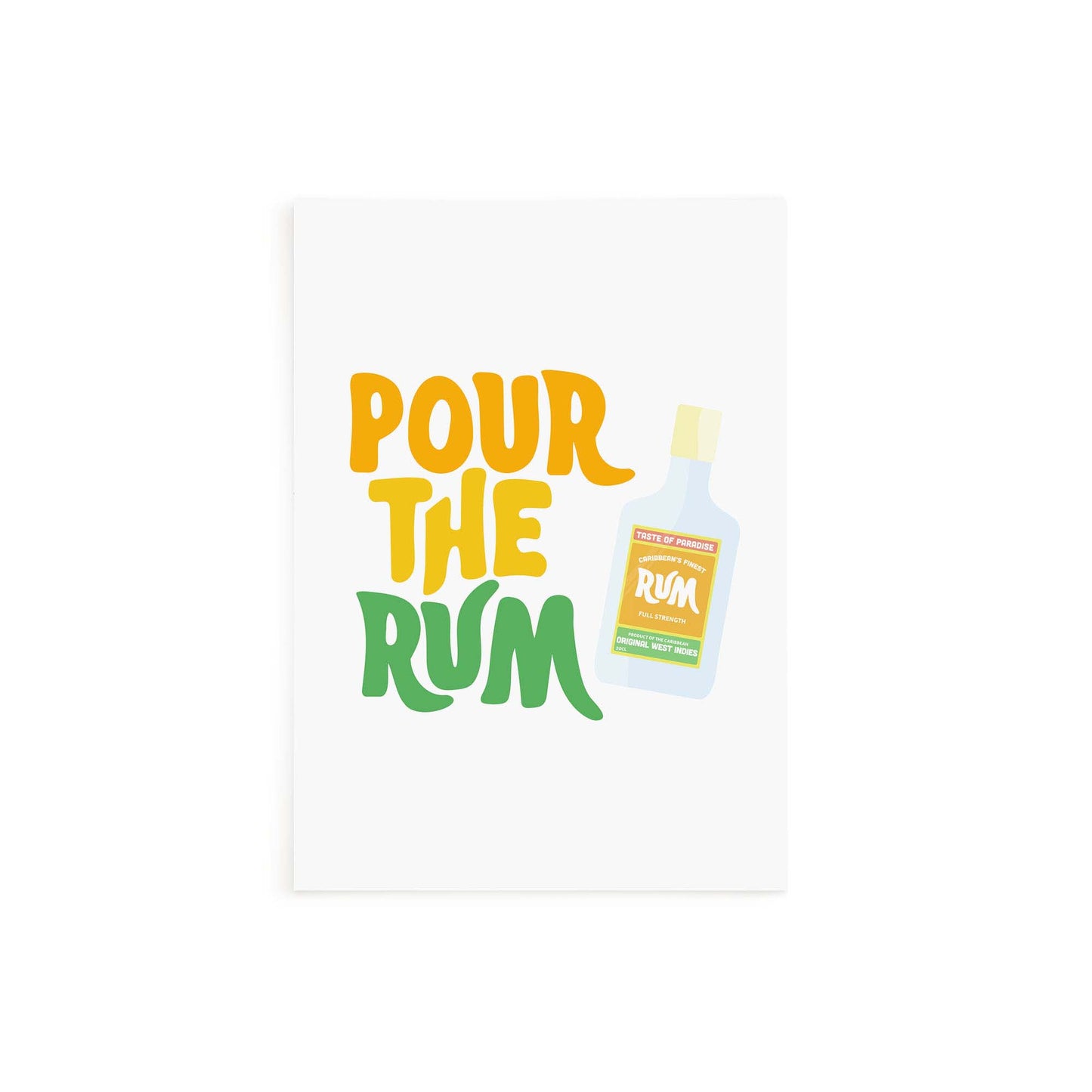 Pour The Rum Card