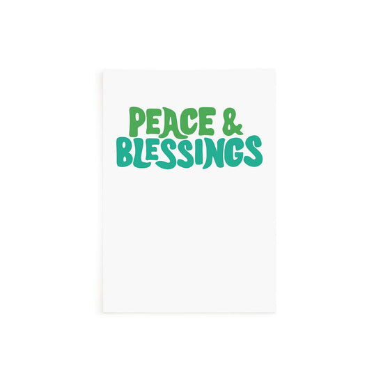 Peace & Blessings Card