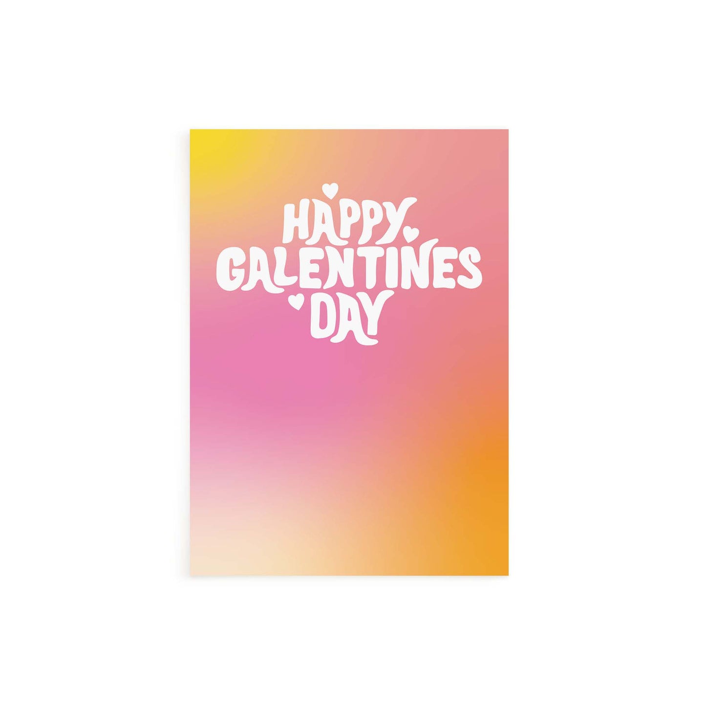 Load image into Gallery viewer, Happy Galentine&amp;#39;s Day Gradient Card

