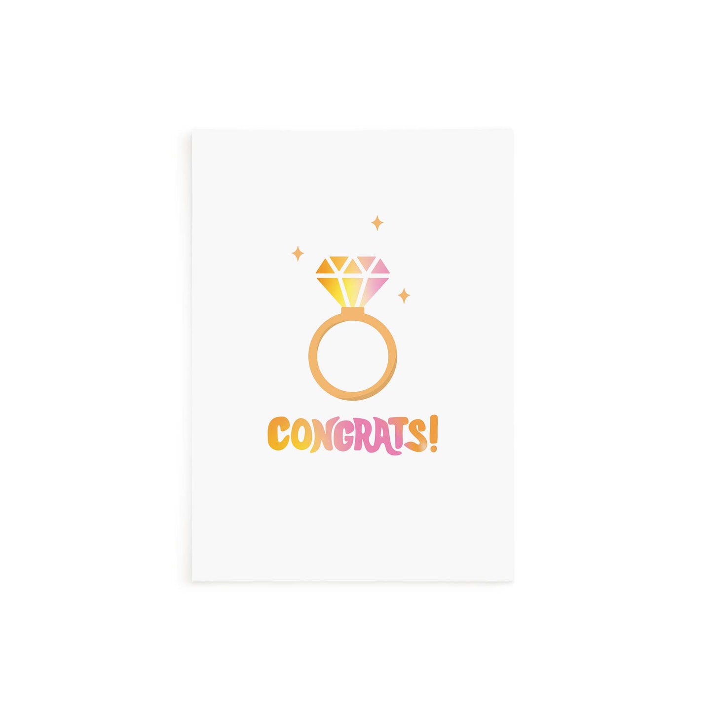 Load image into Gallery viewer, Congrats Engagement Ring Card
