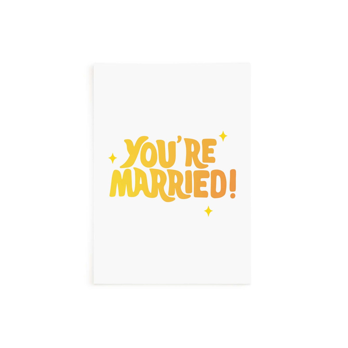 You're Married Card