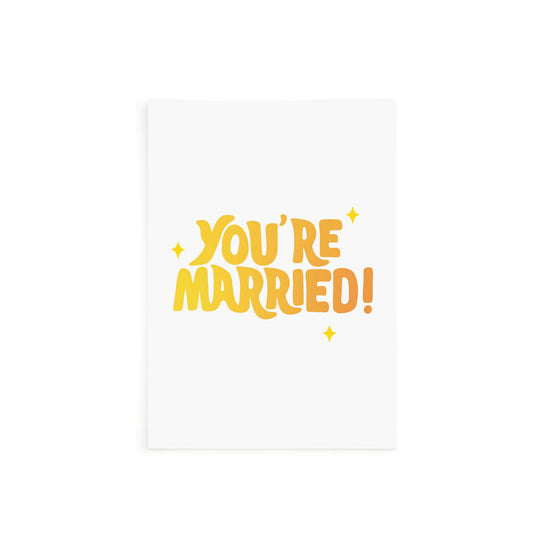 Load image into Gallery viewer, You&amp;#39;re Married Card
