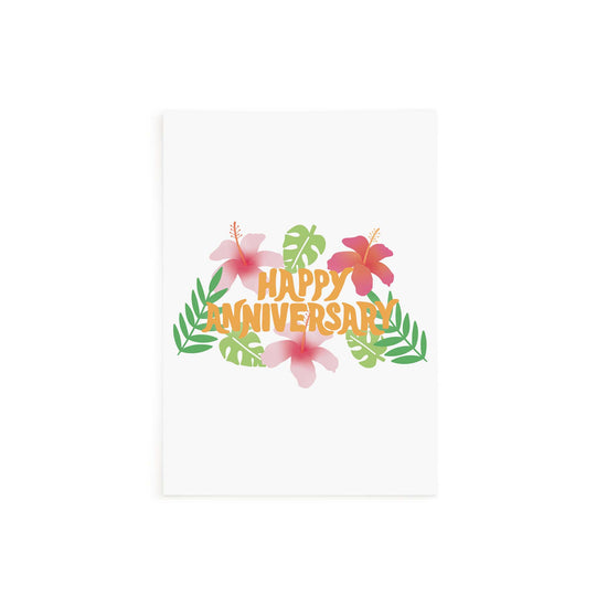 Happy Anniversary Floral Card