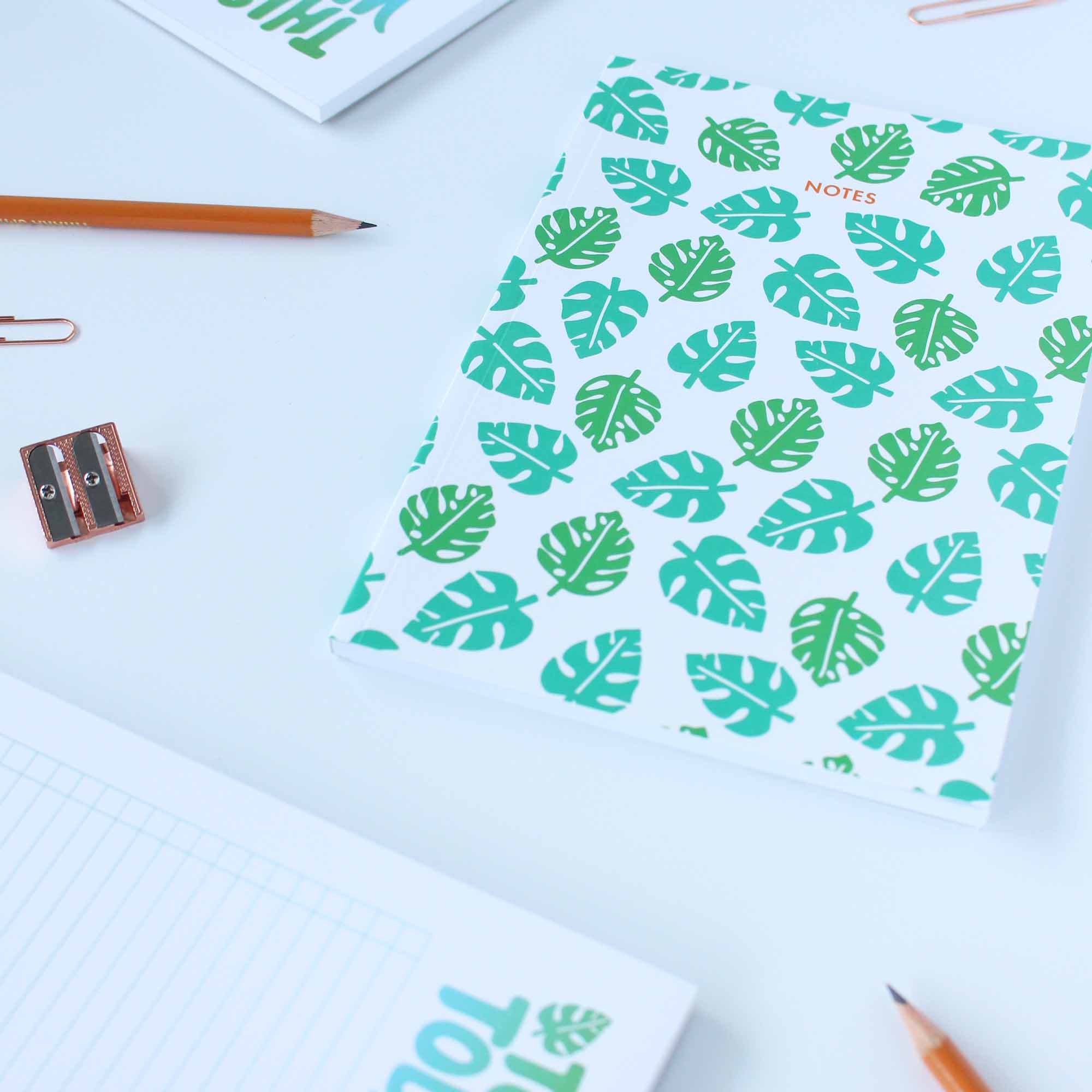 Tropical Monstera Notebook – Tihara Smith
