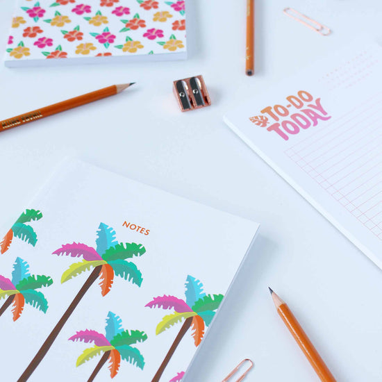 Load image into Gallery viewer, A5 Notebook - Palm Trees
