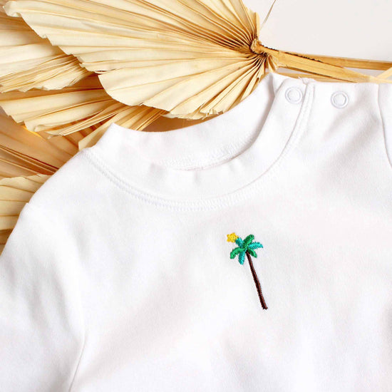 Christmas Palm Tree Baby Tee