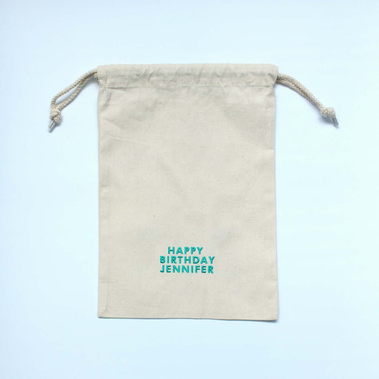 Load image into Gallery viewer, Happy Birthday Drawstring Bag
