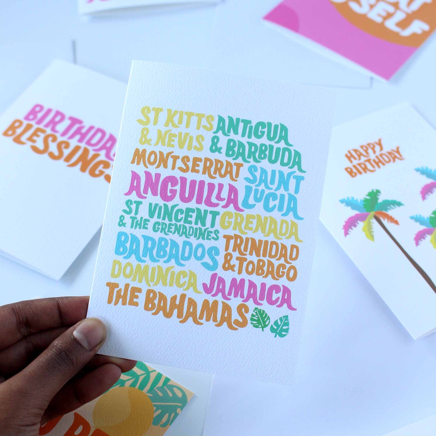 Caribbean Islands Card