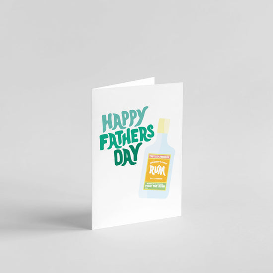 Father's Day Rum Card