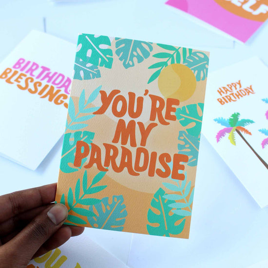 Load image into Gallery viewer, You&amp;#39;re My Paradise Card
