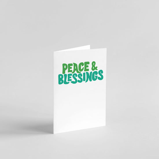 Peace & Blessings Card