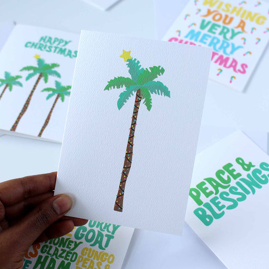 Christmas Palm Tree Card