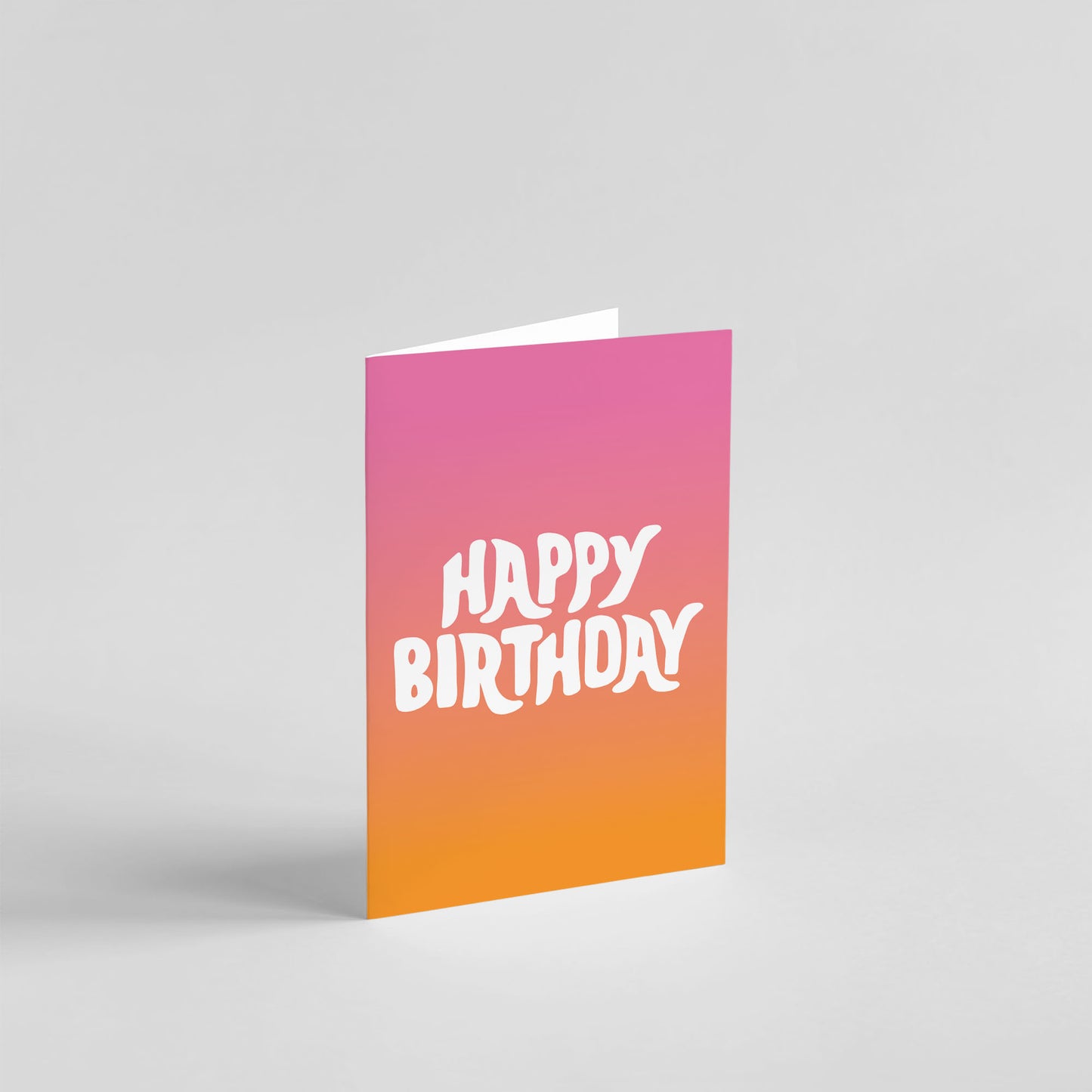 Happy Birthday Gradient Card