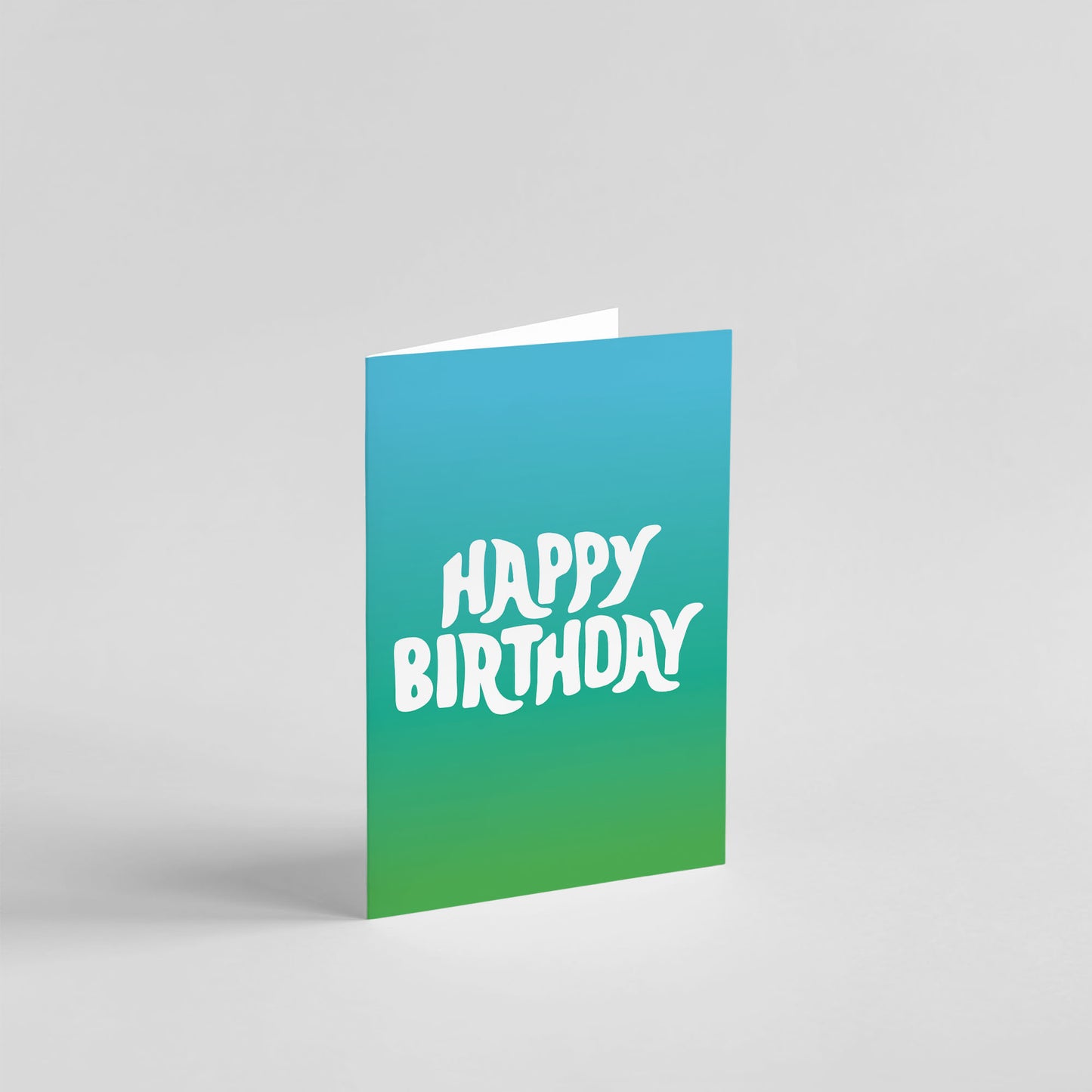 Happy Birthday Gradient Card