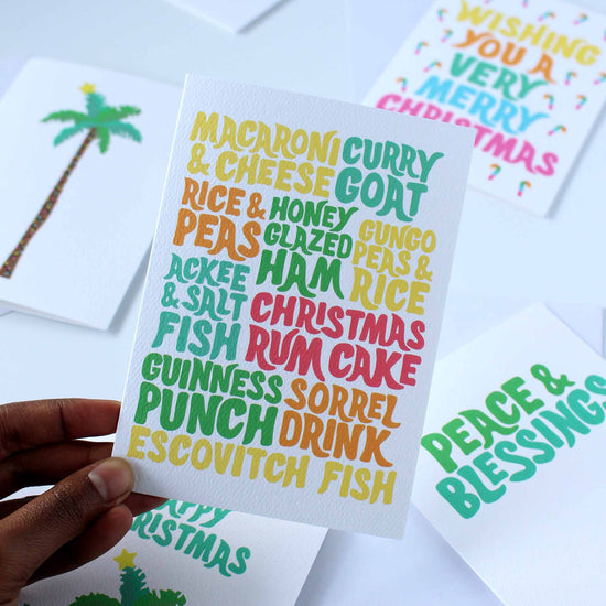 Caribbean Christmas Dinner Card